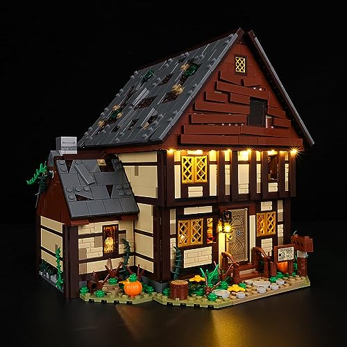 Kyglaring LED Lighting Kit Compatible with Lego Ideas Hocus Pocus: The Sanderson Sisters' Cottage 21341 Building Blocks - Image 3