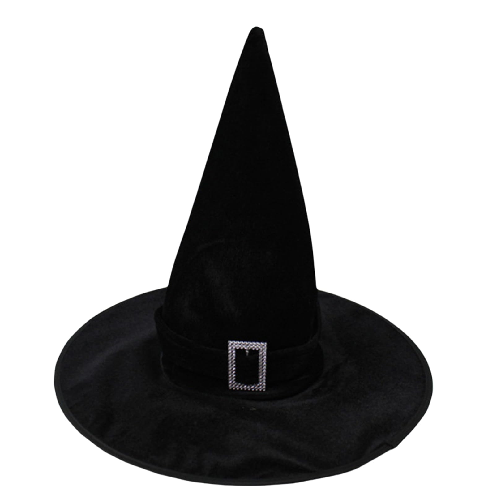 Witches Hat Women Halloween Witch Hat Decorations Large Witch H/at for Women and Men Fancy Dress Costume Party Halloween Party Carnivals Christmas Masquerade Cosplay Accessories (Black)