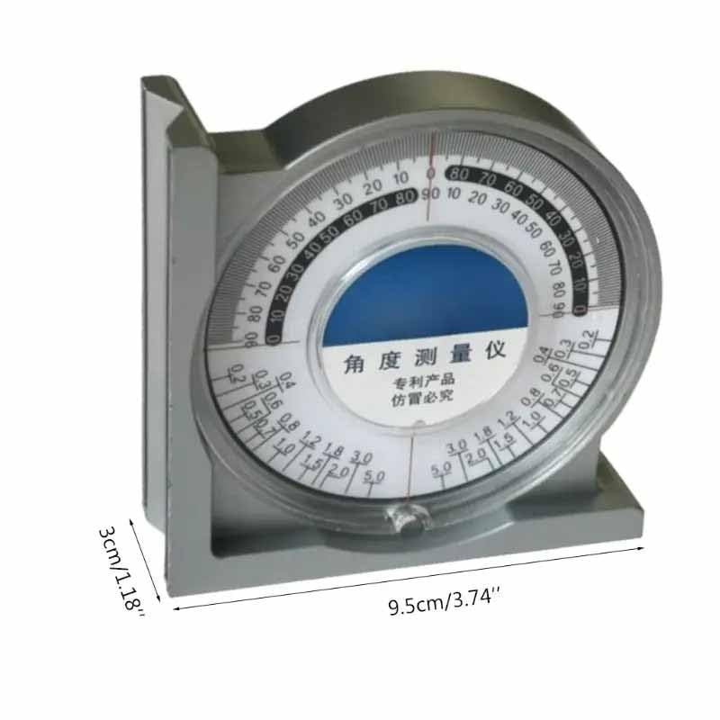 UPTODATETOOLS Multifunctional 0-360° Slope Inclinometer Angle Finder High Accuracy ABS Ergonomic Design Level Meter Measuring Tool - Image 3 thumbnail