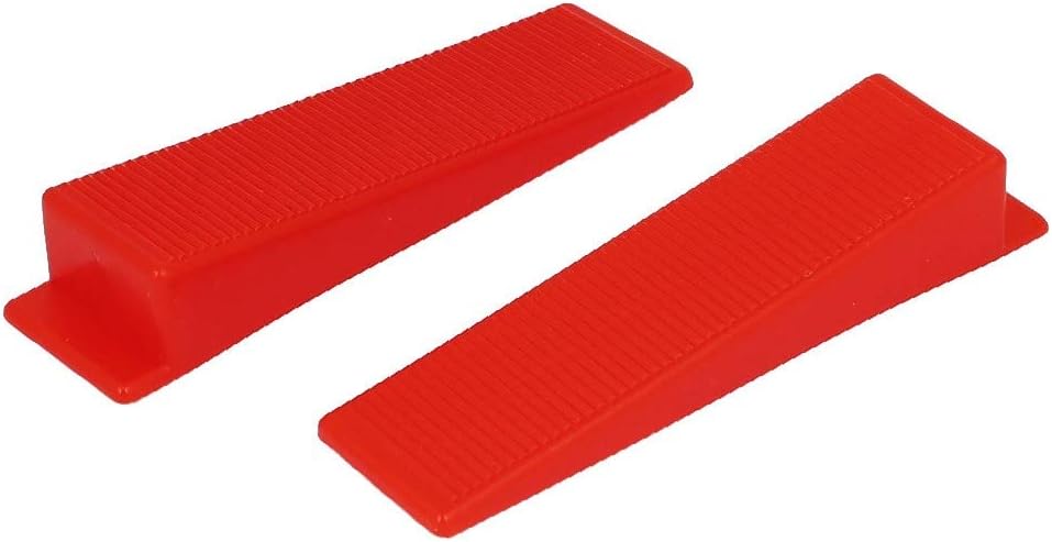 New Lon0167 Wall Floor Featured Tile Flat Leveling reliable efficacy System Balance Wedges Red 90mmx22mmx16.5mm 100pcs(id:c2b b5 50 8ed)