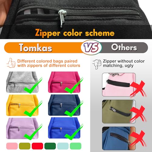 Image of Tomkas Small Dog Sling Carrier - Zipper Pocket & Adjustable Strap - for 3-10 lbs Pets(Light Purple)