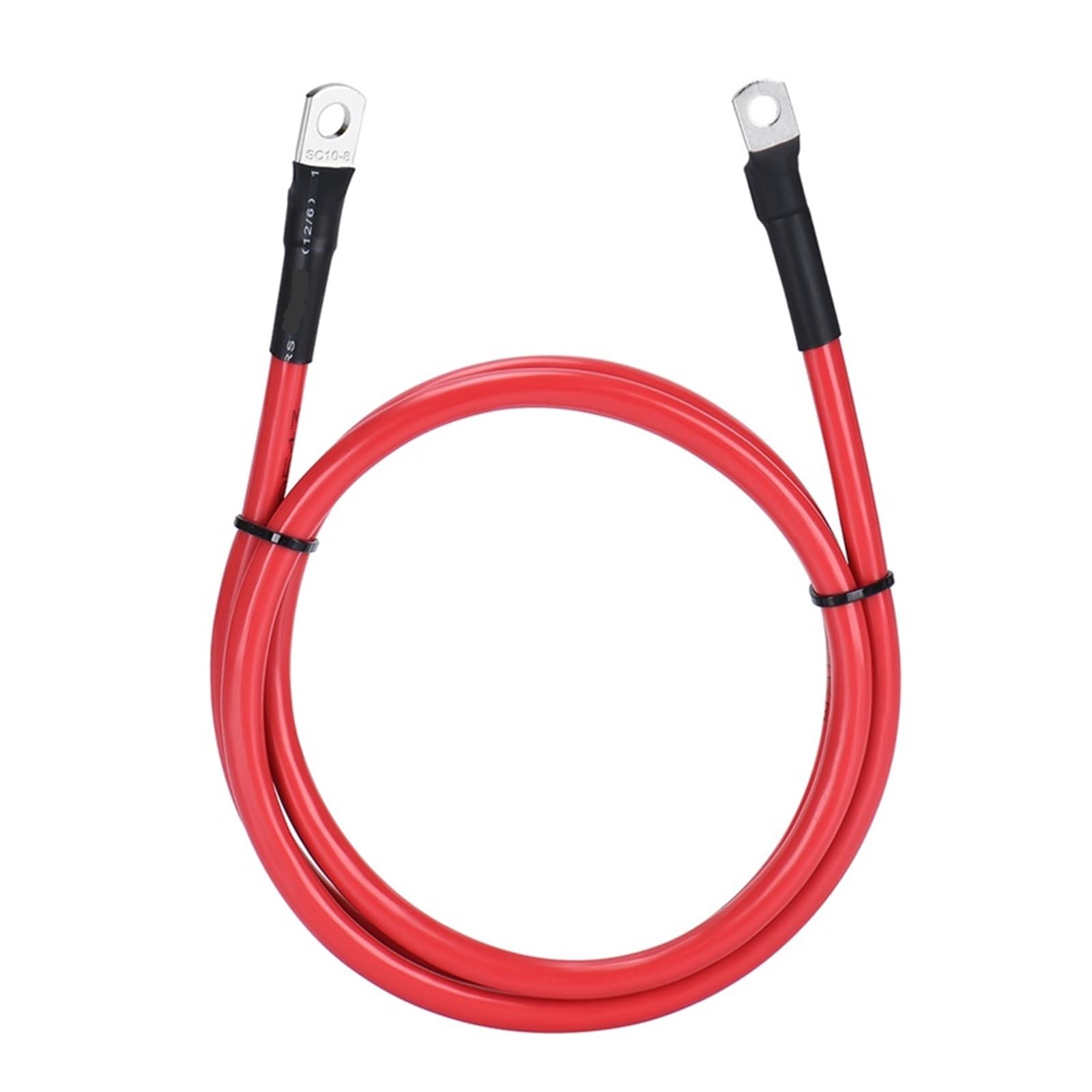 2-pinowy płaski kabel z drutu silikonowego — miękki drut miedziany cynowany do zastosowań LED i zewnętrznych, 81–600 V(R-B,200cm 6AWGx16square)