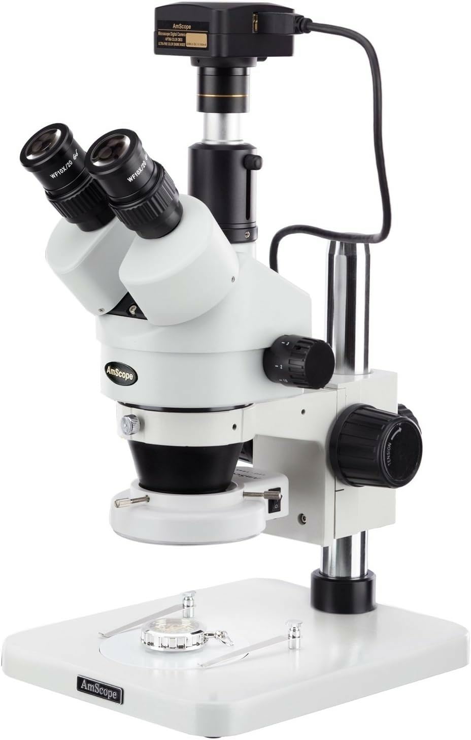 AmScope SM-1TSZ-144S-5M Digital Professional Trinocular Stereo Zoom