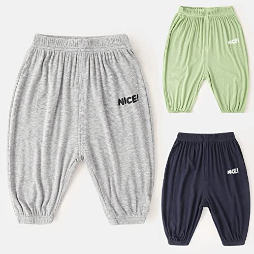 Kids Boys Harem Pants Toddler Baggy Sweatpants Pull on Joggers Baby Basic Casual Cotton Loose Trousers3