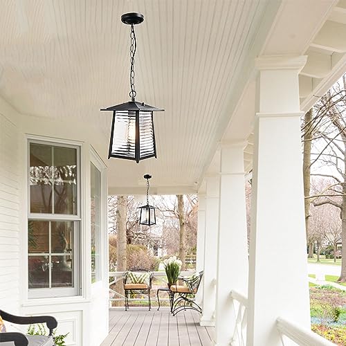 Colgante de luz retro Mengjay impermeable E27 para terraza 2