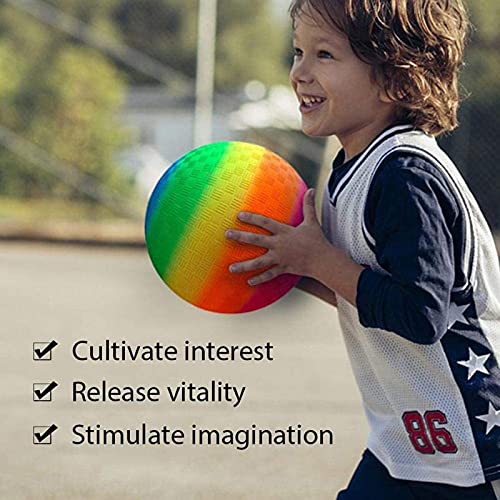 子供のためのレインボーボール、8.5インチの膨脹可能なビー