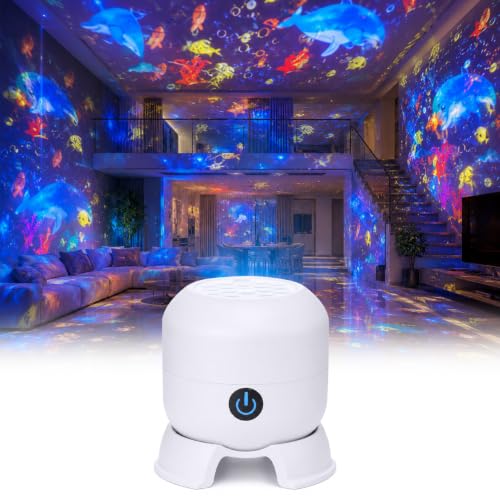 WasoKbok Dynamic Rotating Led Projector Light Rotating Night Lamp