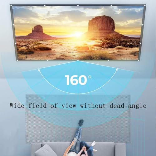 Pantalla de proyector plegable 180 pulgadas 16:9 miniatura 4