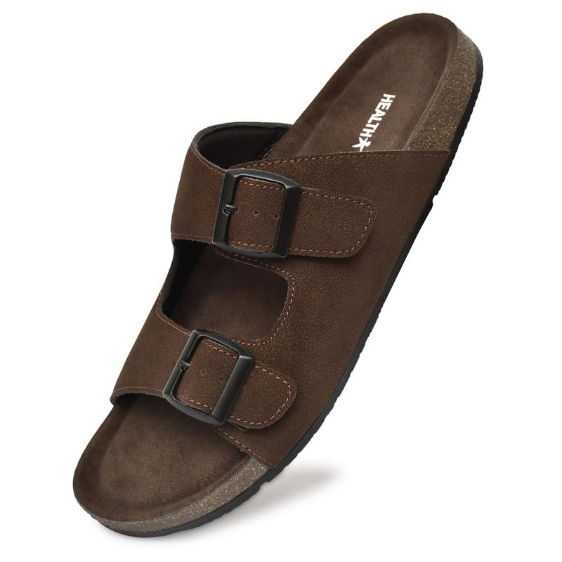 Image of HEALTH FIT Comfortable & LightWeight | Fashionable & Everyday Stylish & Durable Design Slip-on Style Flip Flops for Gents 3075