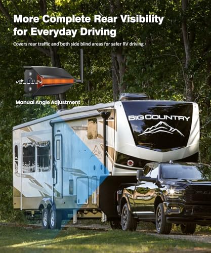 Image of AUTO-VOX Wireless RV Backup Camera System, Rear and Side Coverage