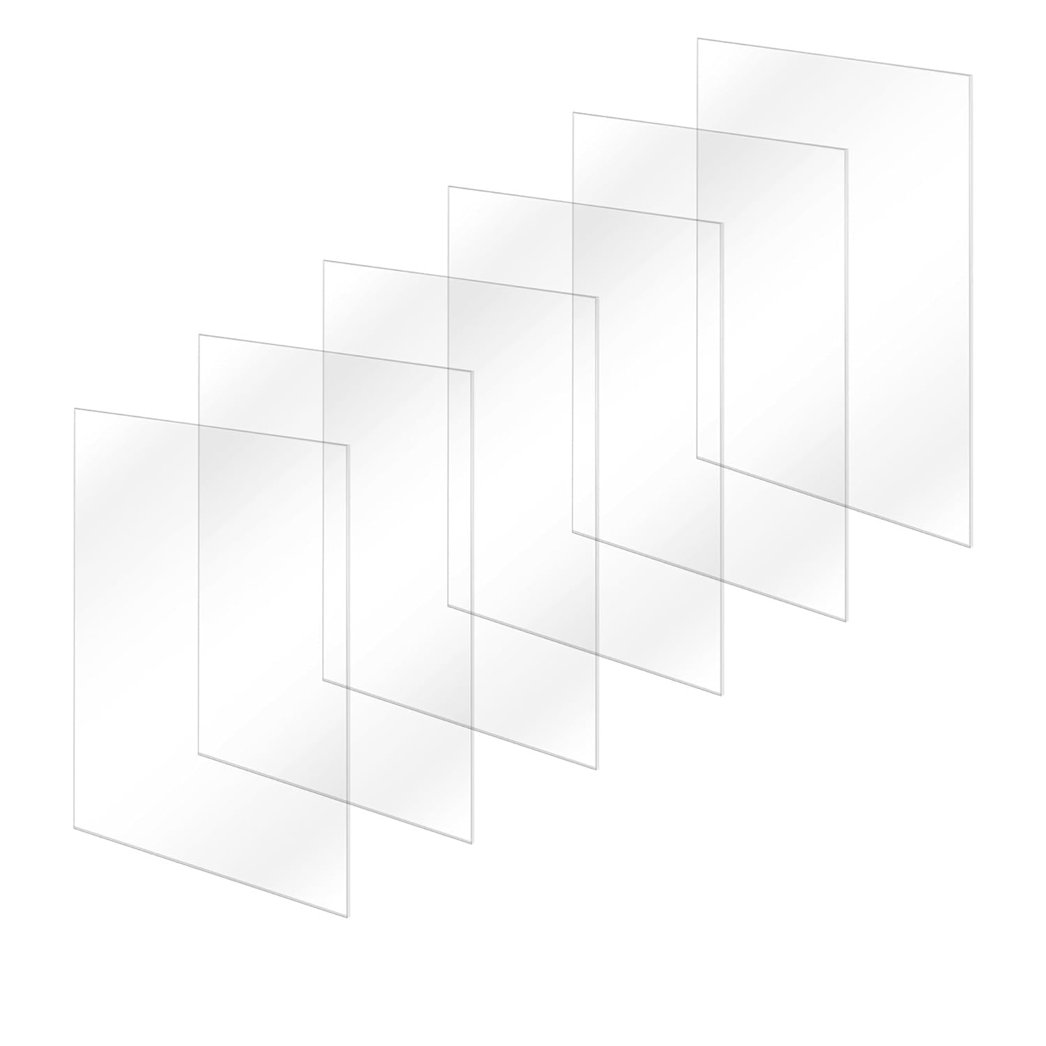 3mm Thickness Bespoke Clear Acrylic Sheet 550mm x 550mm Laser Cut To Size Plastic Replacement Sheet Safety Window Shed Sheets
