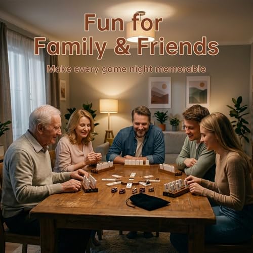 Mexican Train Dominoes Juego de Dominó para 8 Jugadores miniatura 7