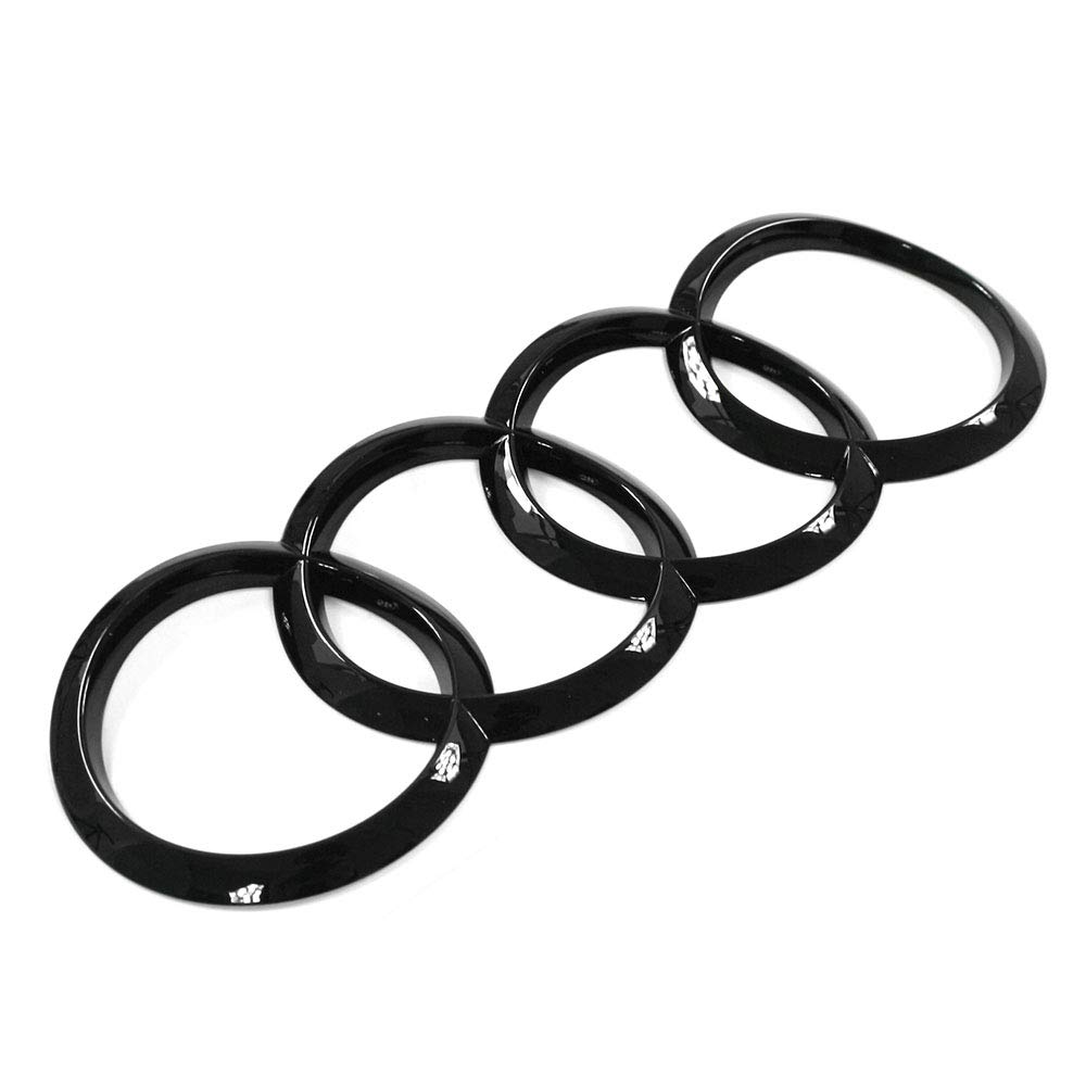 Audi 8W8853742AT94 Zeichen schwarz Heckklappe Ringe Black Edition Emblem Blackline Logo, nur für Sportback