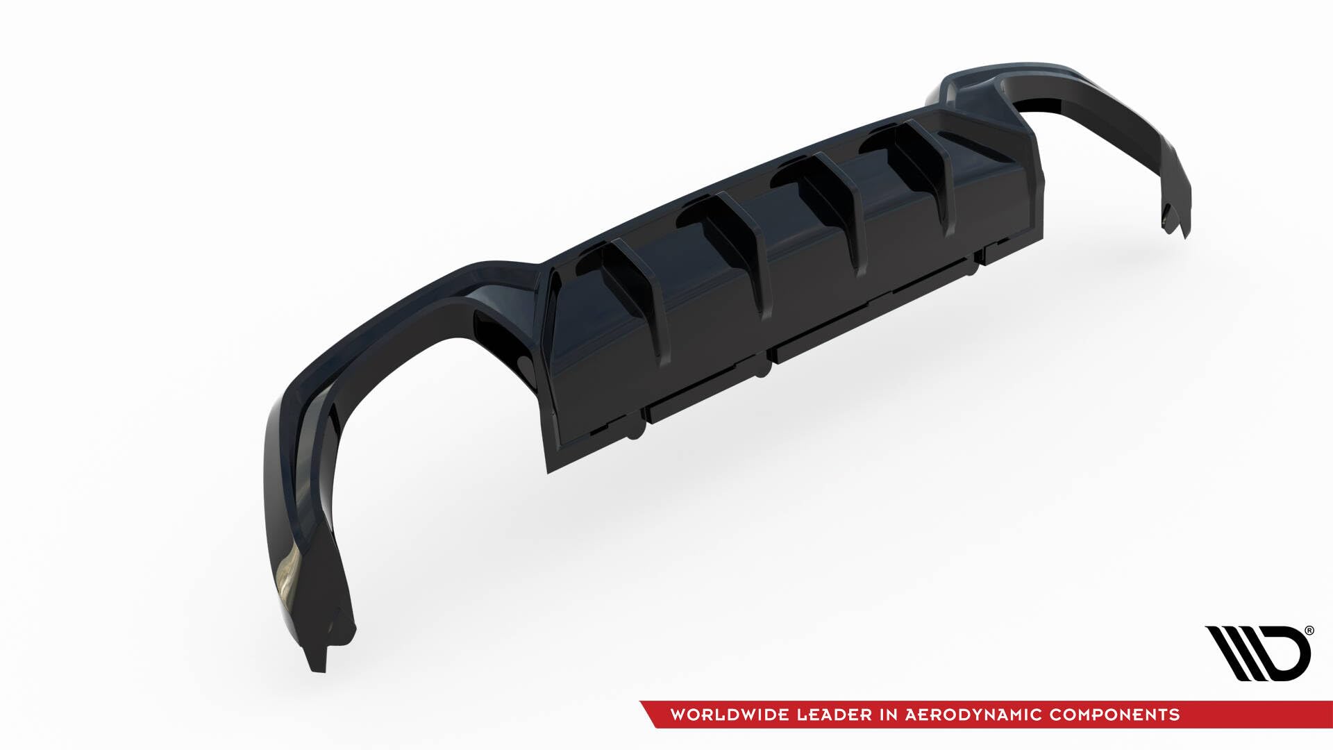 Maxton Design Heckdiffusor für BMW M340i G20 / G21 2018-2022 Hochglanz schwarz