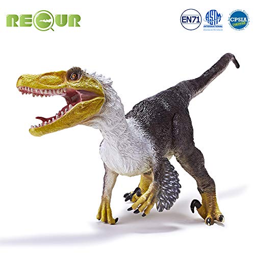 Ousdy - Figura Realista de Dinosaurio Velociraptor (RC16007D)