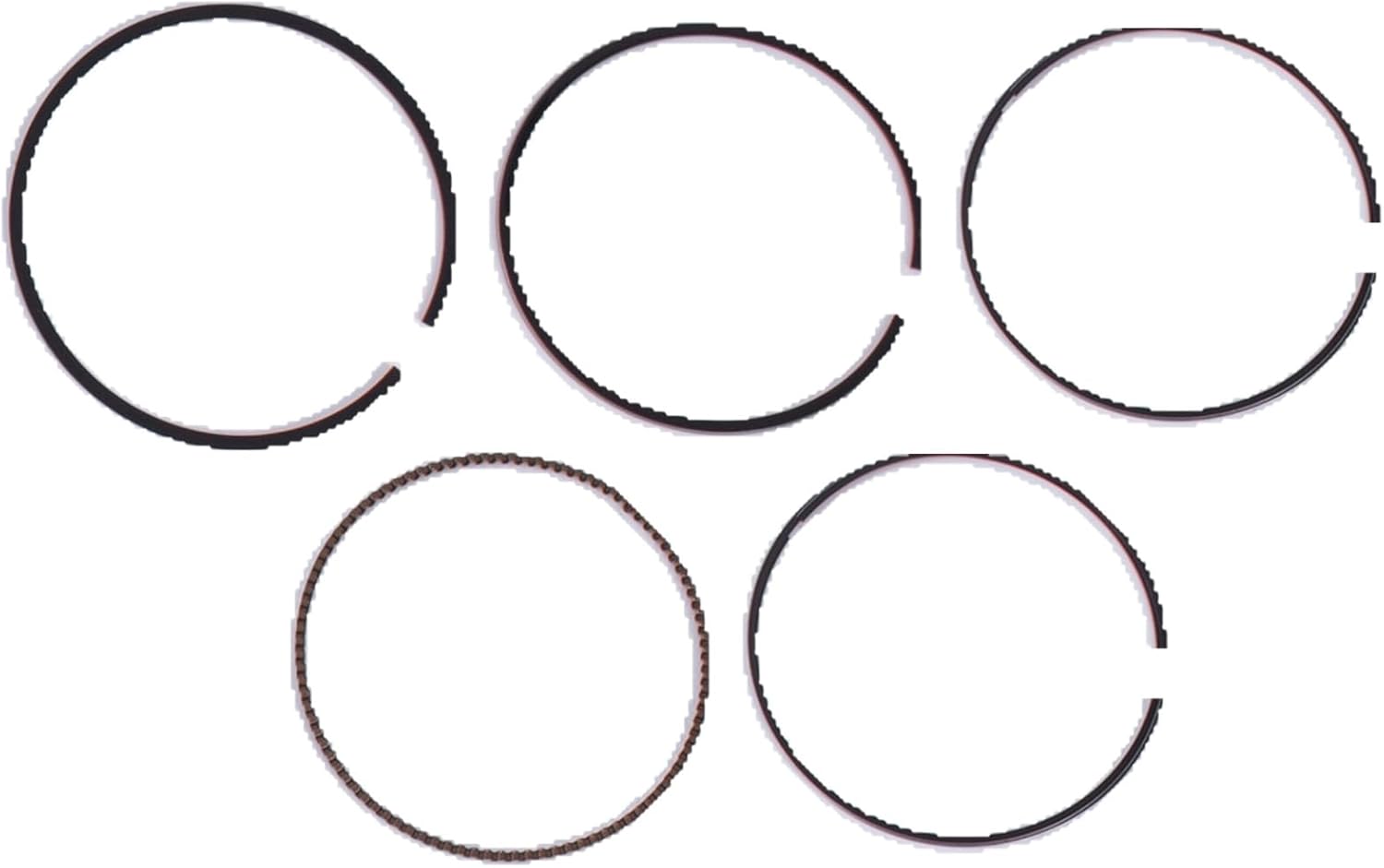 Top End Cylinder Piston Gasket Kit Fit for Honda Foreman 450 TRX450 TRX450S TRX450ES TRX450FE TRX450FM 4x4 1998-2004, Rebuild Kit Compatible with 12100-HN0-A00