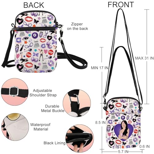 JNIAP Singer Inspired Crossbody Bag Album Fans Gifts Singer Shoulder Bag Singer Merchandise2