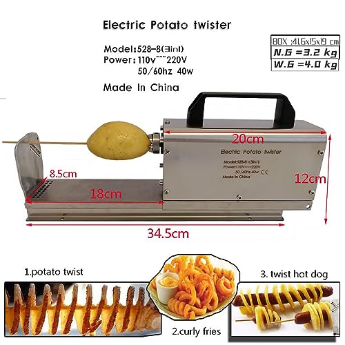Cortadora Eléctrica de Papas Tornado 3 en 1 miniatura 7
