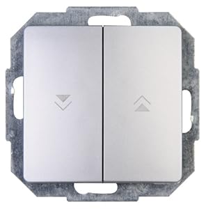 Kopp Paris Rollladenschalter 651520089 Silber