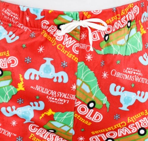 National Lampoon's Christmas Vacation Mens Pajama Pant - Griswold Family Christmas Soft Brushed Fleece PJ Bottom Loungewear3