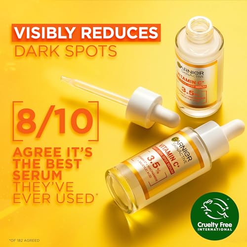 Garnier Vitamin C Day & Night Face Serum Gift Set, Brightens Skin, Reduces Dark Spots, Enhances Glow - Image 3