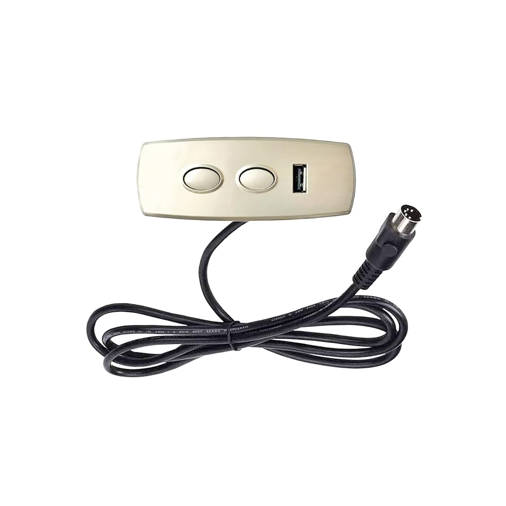 Controller reclinabile per sedia reclinabile elettrica 2 pulsanti Controllo 1 motore (con caricatore USB 5V 2A, ingresso DC29V) Installazione semplice