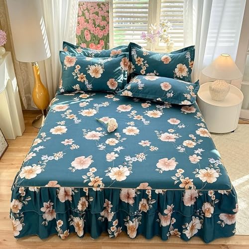 Fzigenle �x�b�h�X�J�[�g ���� �x�b�h�X�v���b�h �x�b�h�V�[�c ���� �t�E�āE�H�E�~ �J���[b15 �l�G�p �v�����Z�X�� A120*200 �P�l�� ���[�X �t���� �ʔN�Q�� �ԕ� ���ɗD���� �_�炩�� �����v�����g ������� �V���O�� �Z�~�_�u��