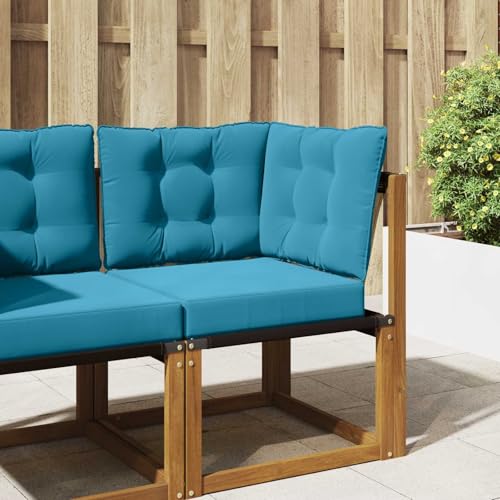 Coussin de canapé d'extérieur en polyester bleu roi pour mobilier de terrasse