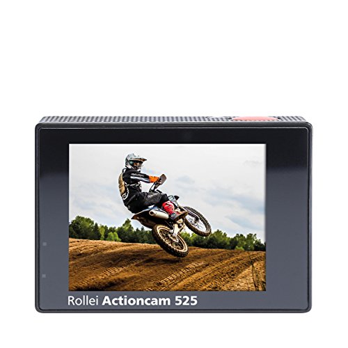 Rollei Actioncam 525 WiFi Action Cam (mit 4k Video Auflösung, Weitwinkelobjektiv, bis 40 m wasserfest, inkl. Unterwasserschutzgehäuse und Fernbedienung) silber – Bild 5