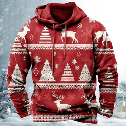 Image of domirica Hoodies For Men Western Cowboy Pullover Big And Tall Comfort Fashion Cool Novelty Graphic Hooded Sweatshirt