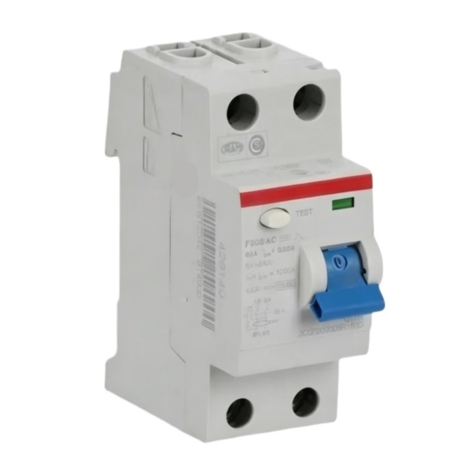 Disjoncteur différentiel F202 AC 2P 80A pour protection résidentielle