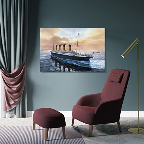 Ship Of Dreams Titanic Shipposter Canvas Wall Art Picture Home Decor Hd Printing Gift24X36Inch(60X90Cm) #TOP3