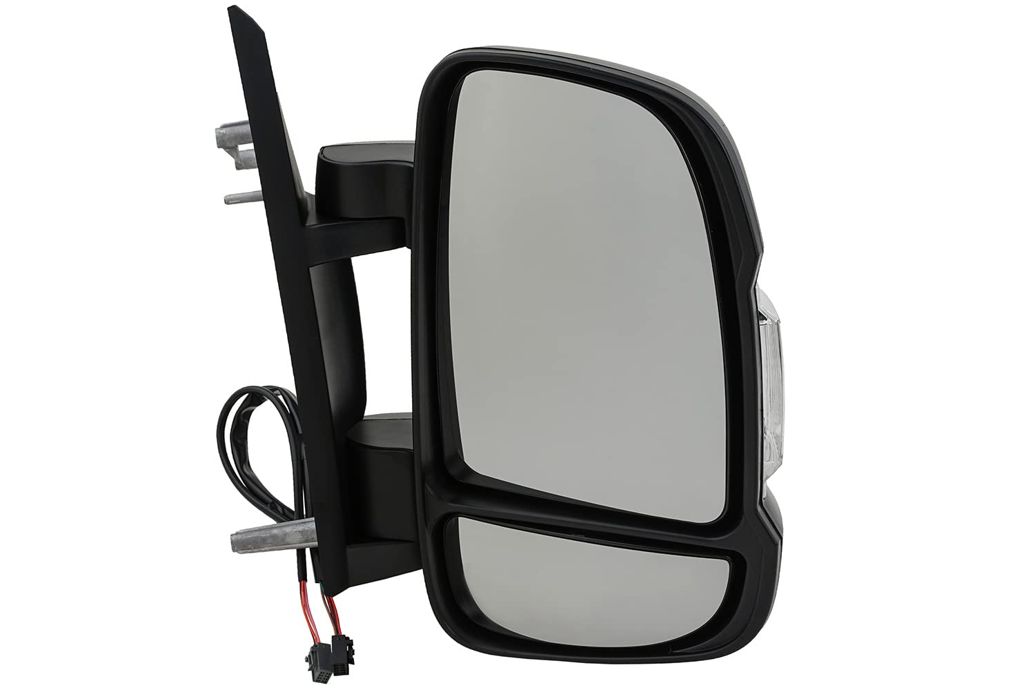 Generisch Johns Rétroviseur compatible avec Citroën Jumper III 06- RE Noir - Pliable - 10 broches - Clignotant