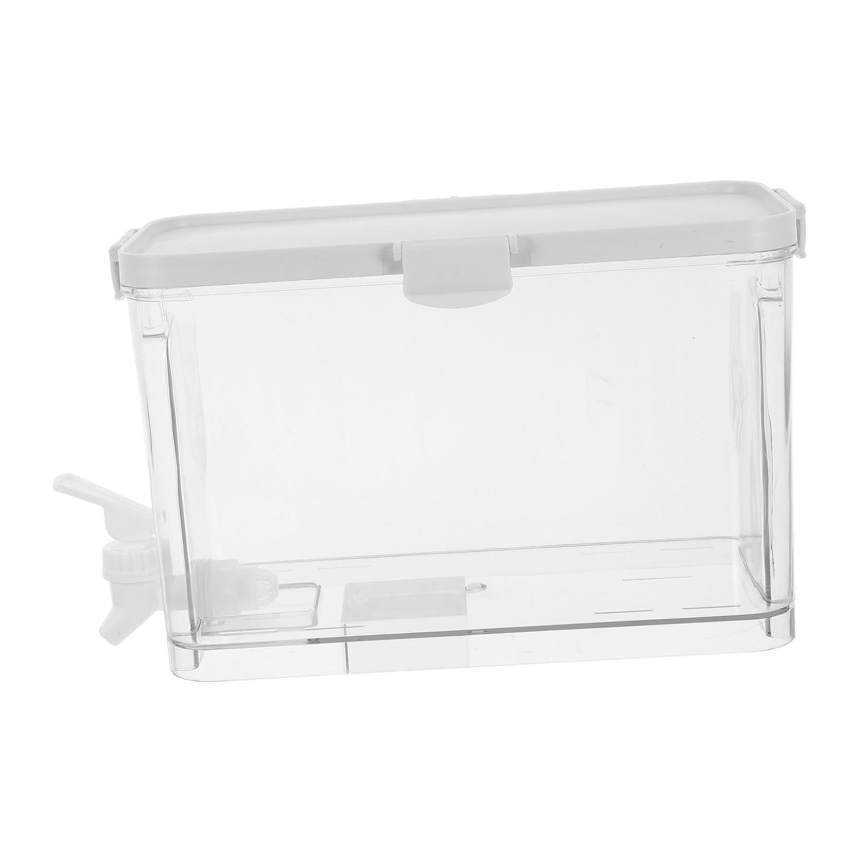 TOYANDONA Dispenser Acqua con Rubinetto Grande Capacità per Frigorifero Contenitore Bevande Freddo per Casa e Ufficio Tanica per Succhi Tè Freddo e Acqua Potabile Facile Apertura Superiore