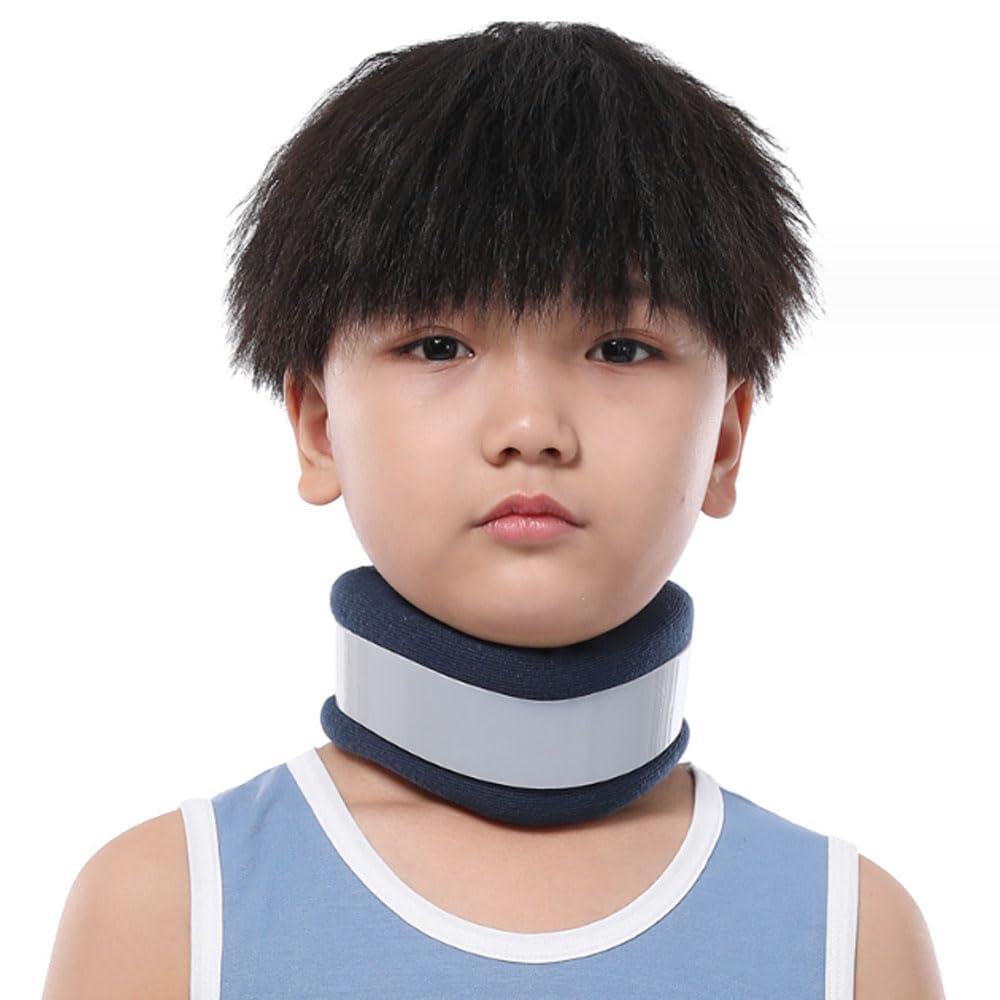 Neck Brace Support for Sleeping Soft and Comfort Cervical Neck Collar for Children Adjustable Neck Support for Relieving Neck Pain and Spine Pressure Neck Collar Protector after Injury for Kids