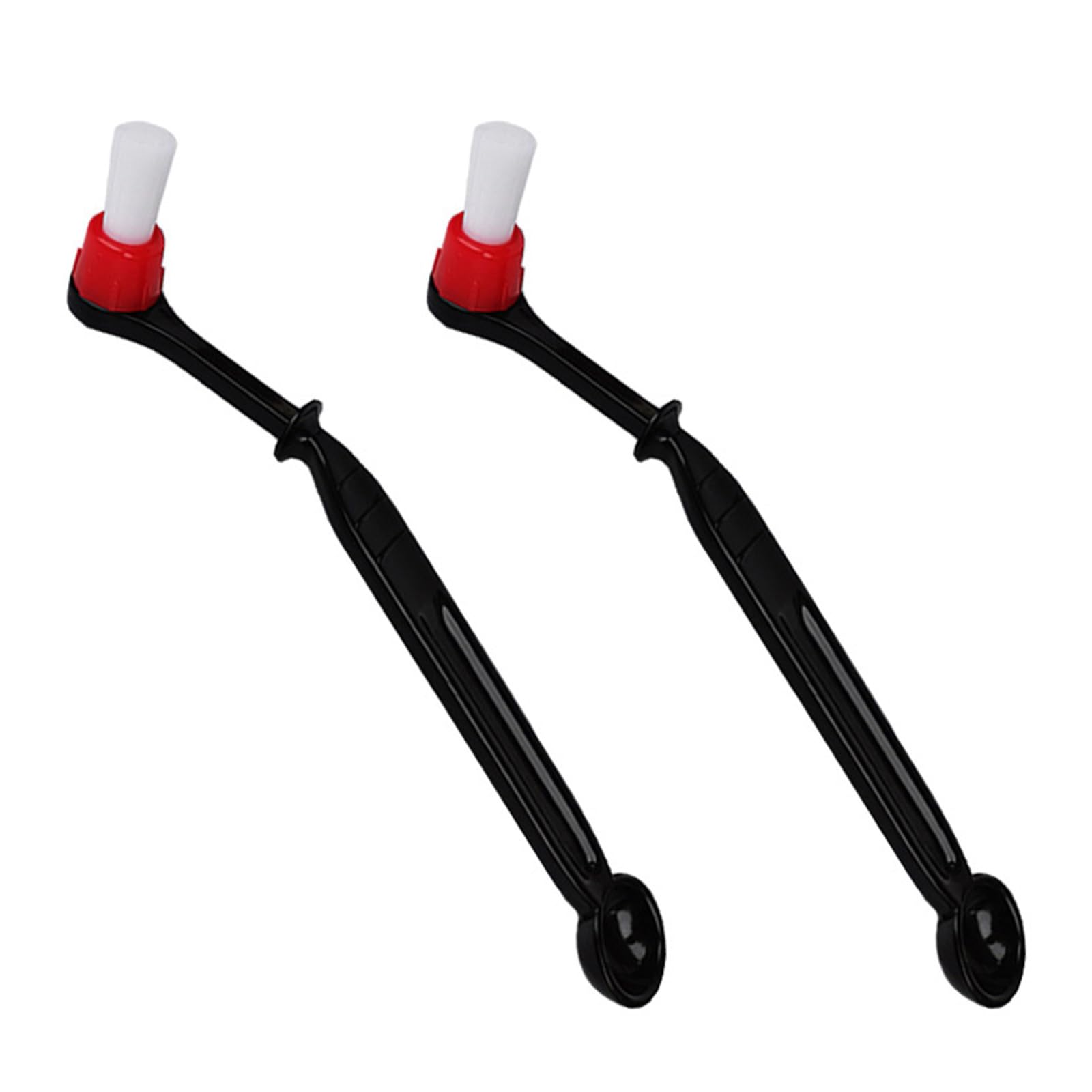 PANGBOER 2PCS ABS Coffee Espresso Machine Cleaner Brush with Long Handle and Spoon Head Perfect for Homes Kitchen Appliances Long Handle Brush for Coffee Grinder