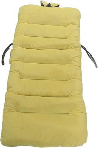 Fydun Cojín de respaldo reclinable integrado de felpa de algodón PP para respaldo de silla de oficina, cojín de sofá gris 17.7 x 39.4 in