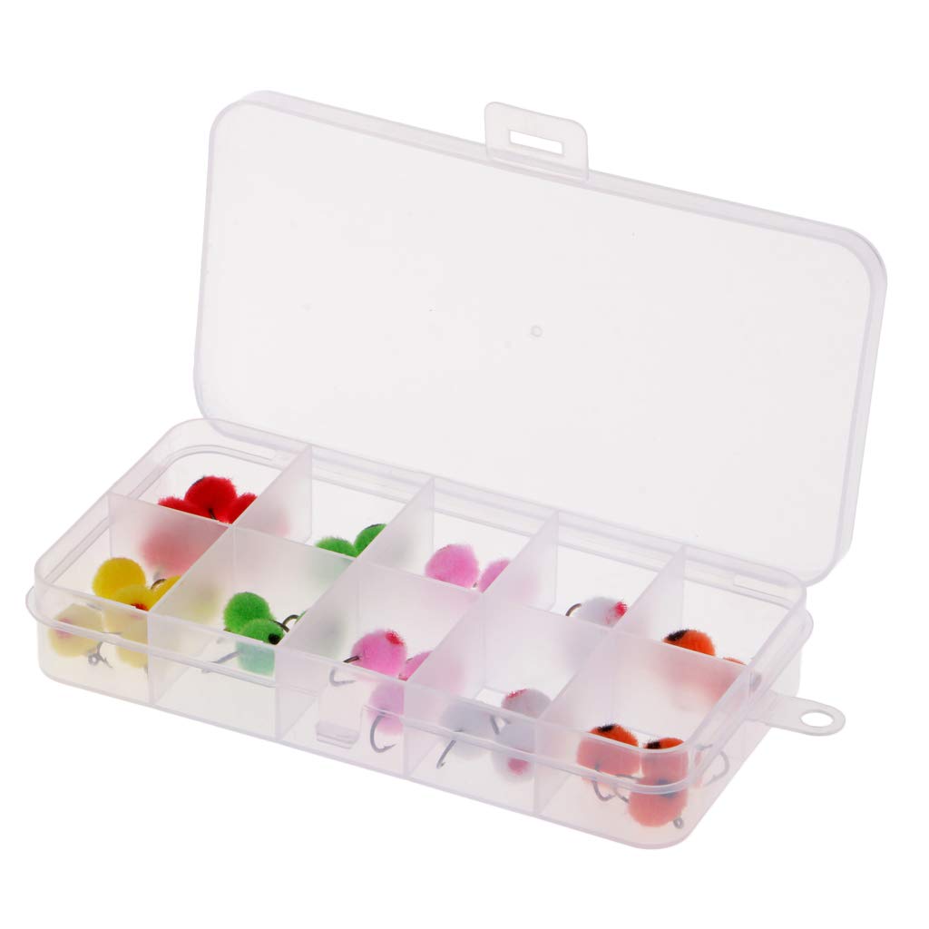 36 Mosche Da Pesca Per Salmone E Trota - Esche Artificiali Uovo, Ideali Per Acque Dolci