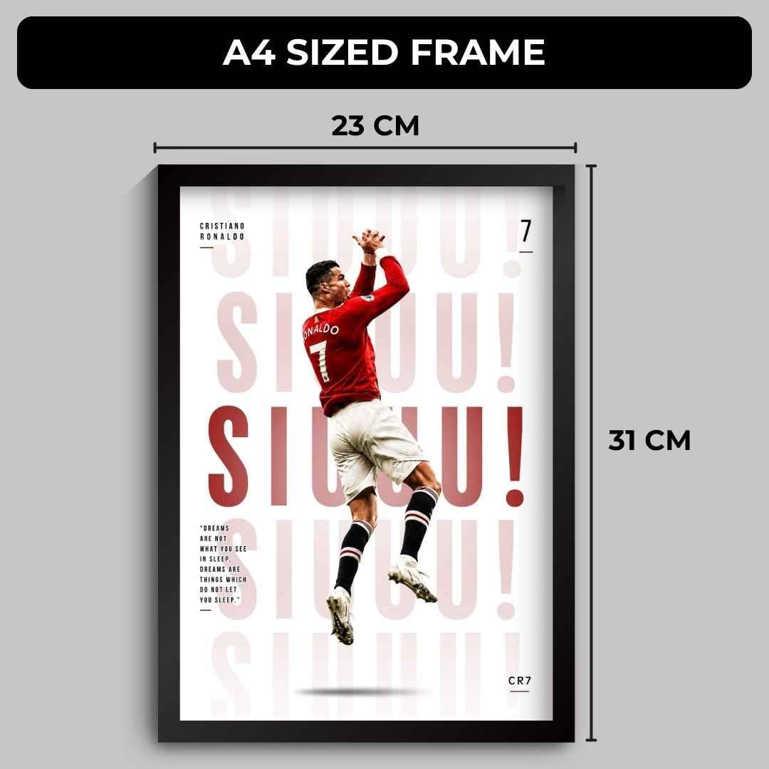 Ronaldo Framed Poster - CR7 Wall Art -2