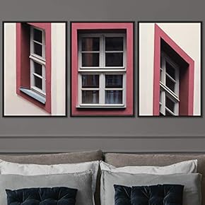 signwin 3 Piece Framed Canvas Wall Art Abstract...