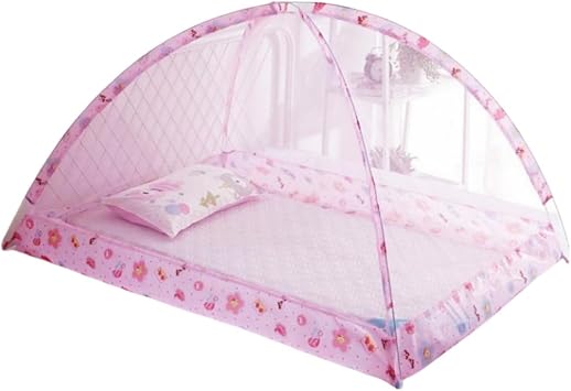 Mosquito Net for Cribs, One-Touch, Foldable, Baby Insect Repellent Net, Mosquito Net for Babies, Mosquito Repellent, Mesh, Breathable, Mosquito Net, Bottomless, Tent Type, Baby Mosquito Net, Easy