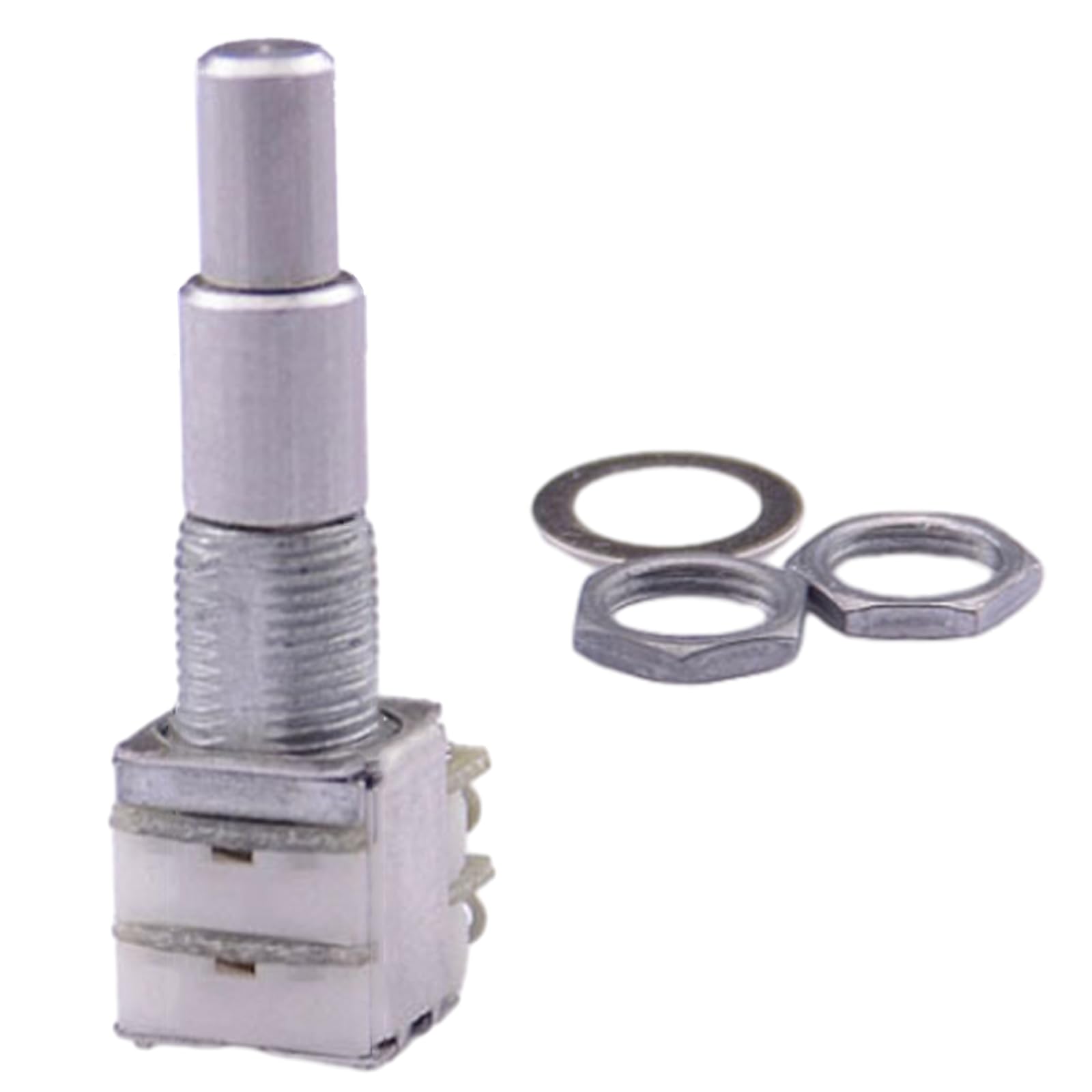 1 Stacked Potentiometer B5K/B10K/B50K/B100K/B250K/B500K Stacked Double Concentric Potentiometer With Center Detent Electric Instrument Potentiometer