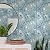 Ismoon Blue Peel and Stick Wallpaper Floral Contact Paper 17.3x78.7in Tropical Jungle Palm Leaf Stick on Botanical Removable Self Adhesive Wallpaper for Bedroom