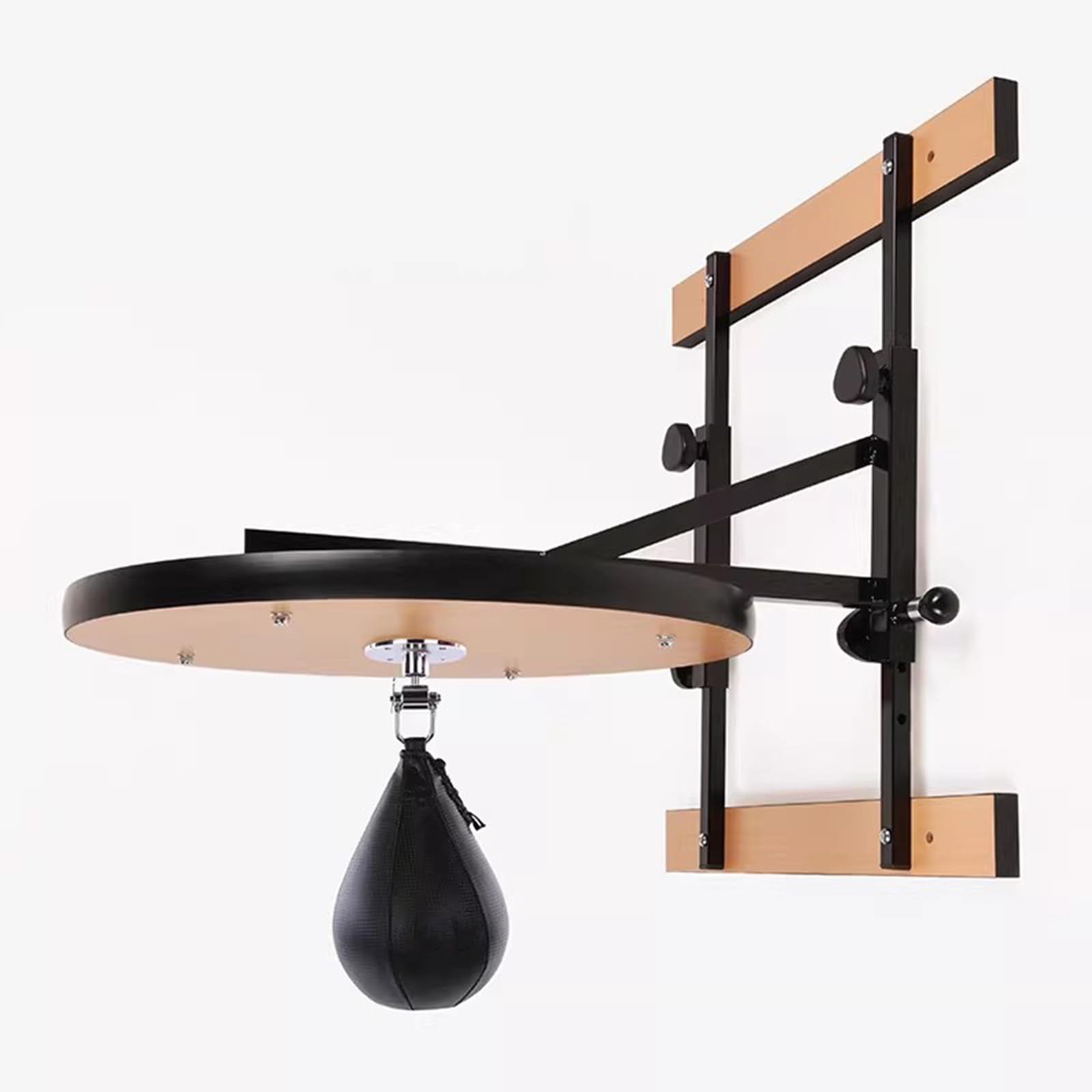 Sprzęt treningowy bokserski, wytrzymały, montowany na ścianie zestaw platformy Speed Bag z regulowaną wysokością i piłką treningową dla entuzjastów fitnessu