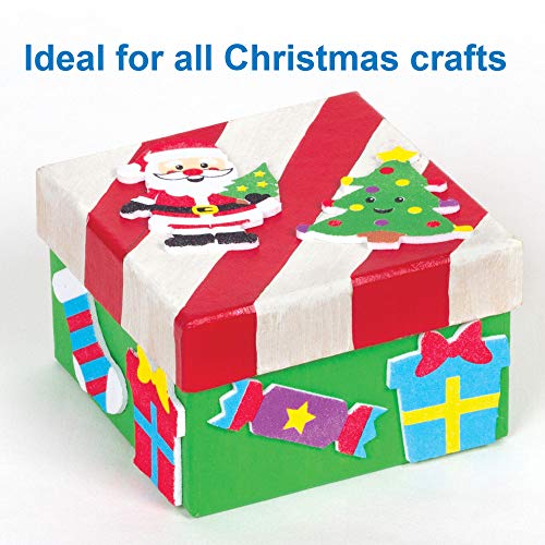 Baker Ross Schuimrubberen stickers voor Kerstmis (120 stuks), feestelijk knutselen voor het hele gezin, AT302… - Image 6
