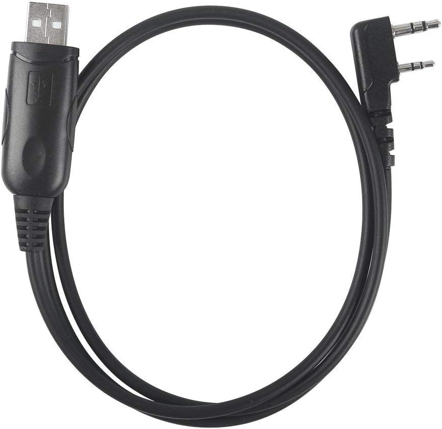 Radioddity RD-201 Programming Cable Compatible with BaoFeng UV-5R BF888S BF-F8HP UV-5RX3 Radioddity GM-30 Kenwood TYT Two Way Radio, Support Win10 Win7