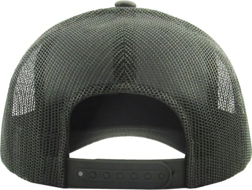 Image of Classic 6 Panel Cotton Twill Mesh Trucker Cap Hat Adjustable Snapback Hat