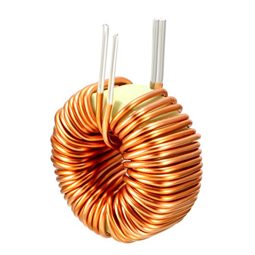 Uxcell A18061100UX0039 5Pcs Vertical Toroid Magnetic Inductor Wire Wind Wound 50Uh 20A Inductance Coil thumb #1
