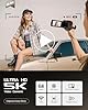 5K Video Camera Camcorder, UHD 64MP Vlogging Camera for YouTube with 3" 270° Rotatable Touch Screen, Digital Camera with IR Night Vision, 16X Zoom/WiFi/Webcam/HD/32GB Card/2 Batteries/Microphone