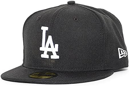 Amazon Co Jp New Era ニューエラ キャップ 帽子 59fifty La ロサンゼルス ドジャース 7 3 4 Blk Wht スポーツ アウトドア